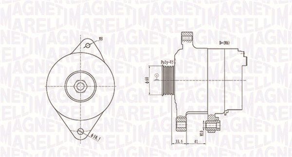 MAGNETI MARELLI Ģenerators 063731891010